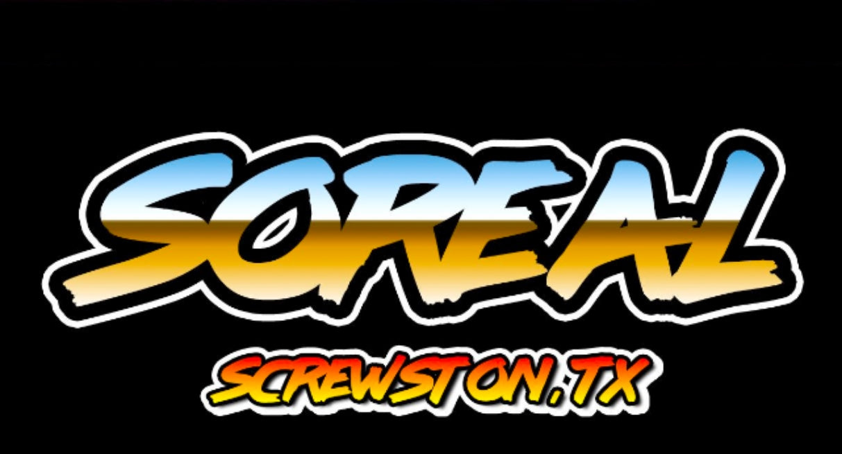Soreal Screwston Tx Black T-Shirt
