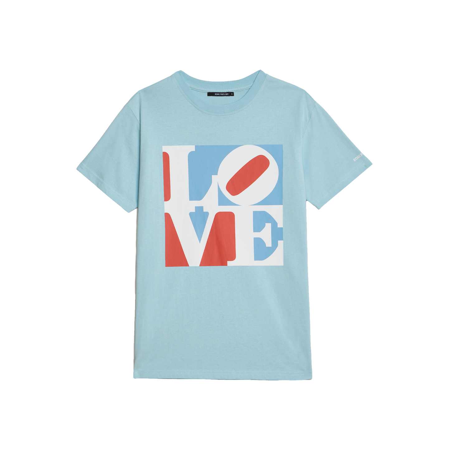 Robert Indiana “Love” T-Shirt, Blue