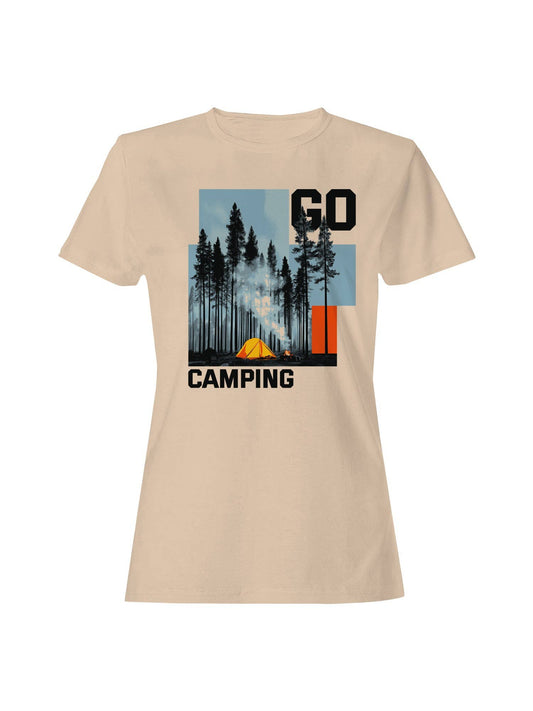 Explore Nature: Go Camping Design Women's T-Shirt