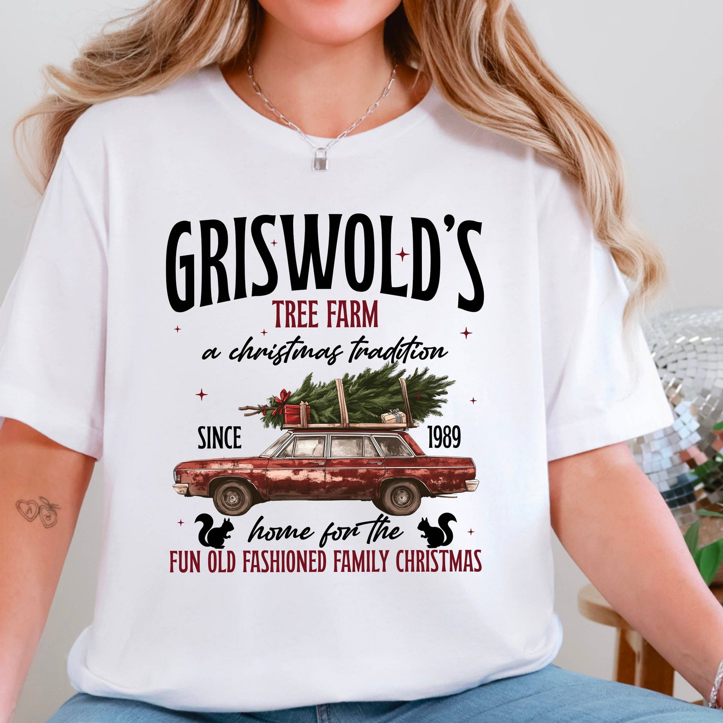 Griswold Tree Farm Christmas 2025 Graphic Tee | Bella Canvas