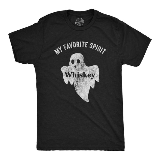 Favorite Spirit Whiskey Shirt - Halloween Ghost Drinking Tee