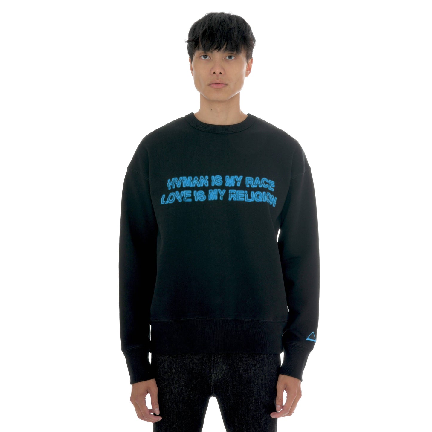 Hvman Crystal Crew Sweatshirt in Hvman Love
