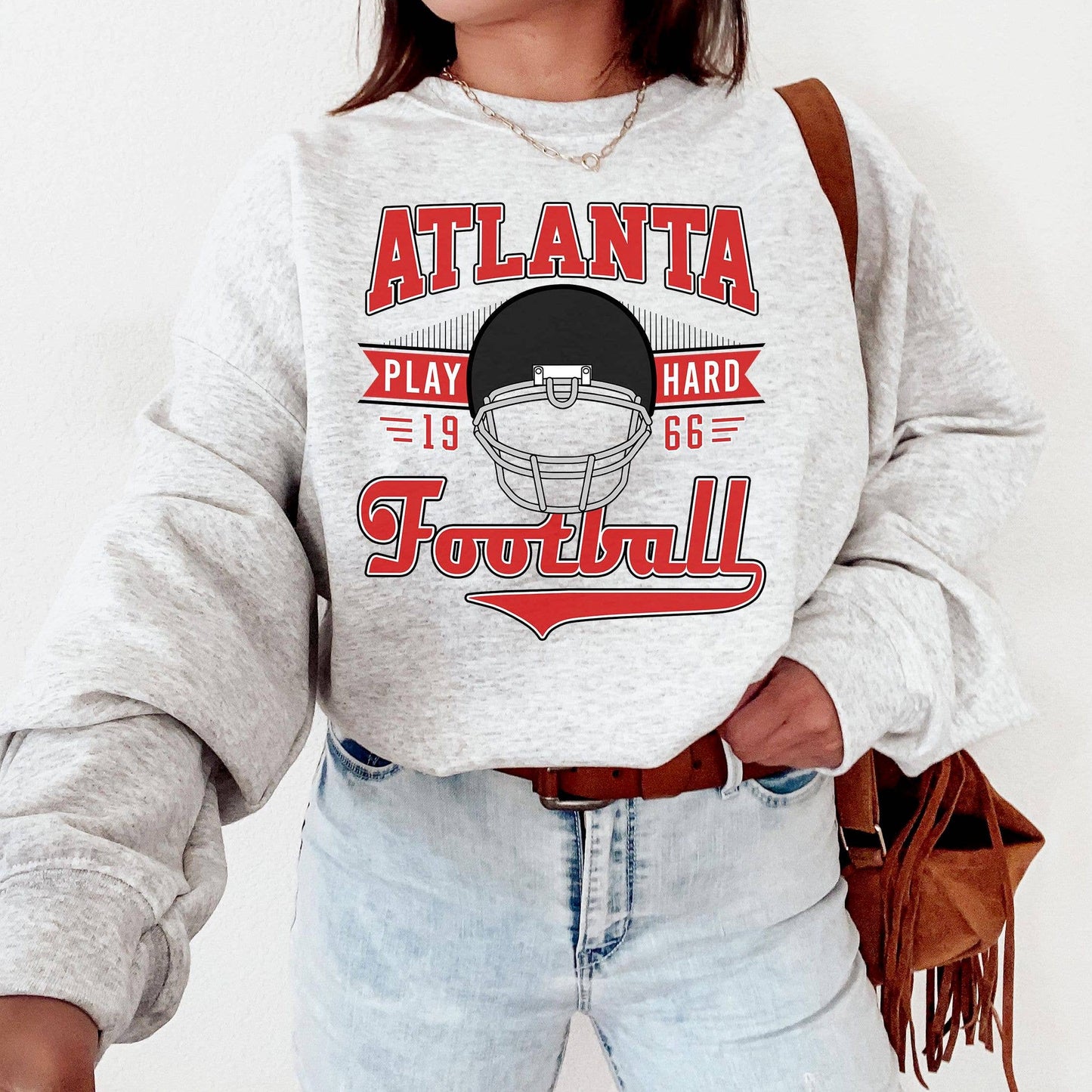 Vintage Atlanta Falcons Football Sweatshirt – Retro Fan Gift