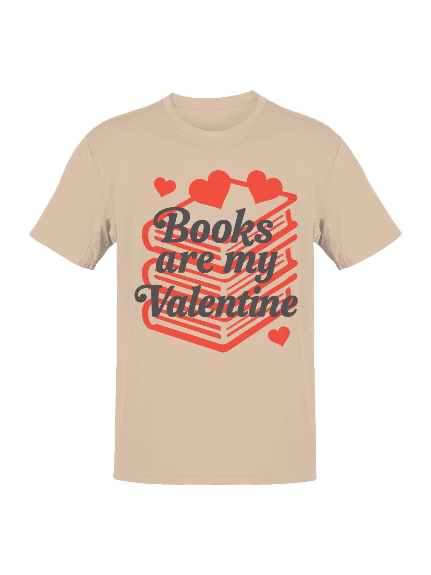 Books Are My Valentine Design Men's T-Shirt