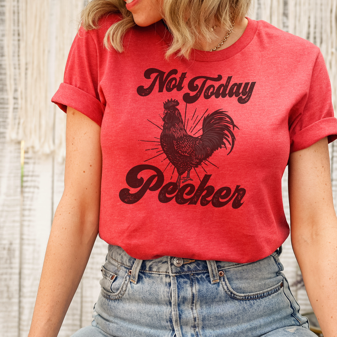 Not Today Pecker T-Shirt