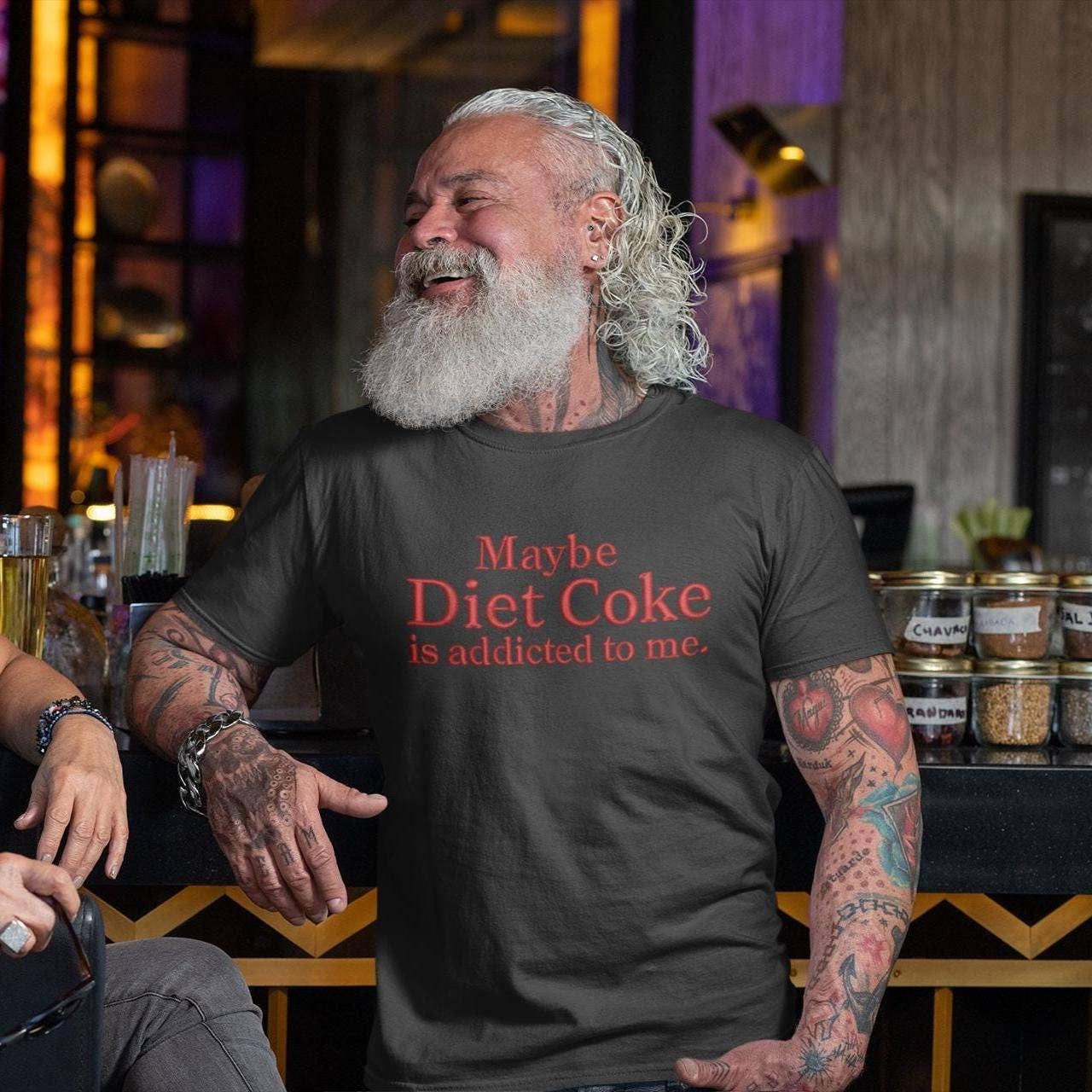 Addicted To Diet Coke Funny Quote Unisex Tee