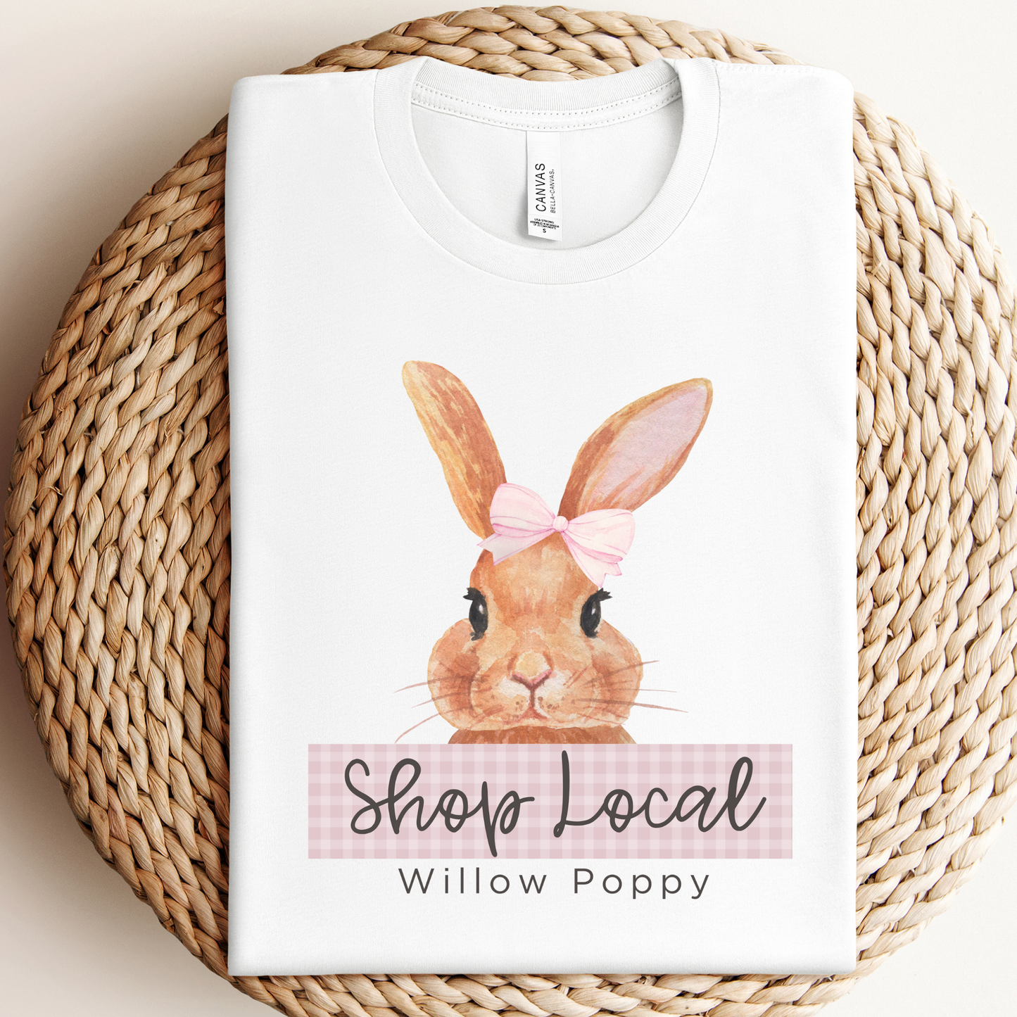 Custom Easter Shop Local Graphic Tee