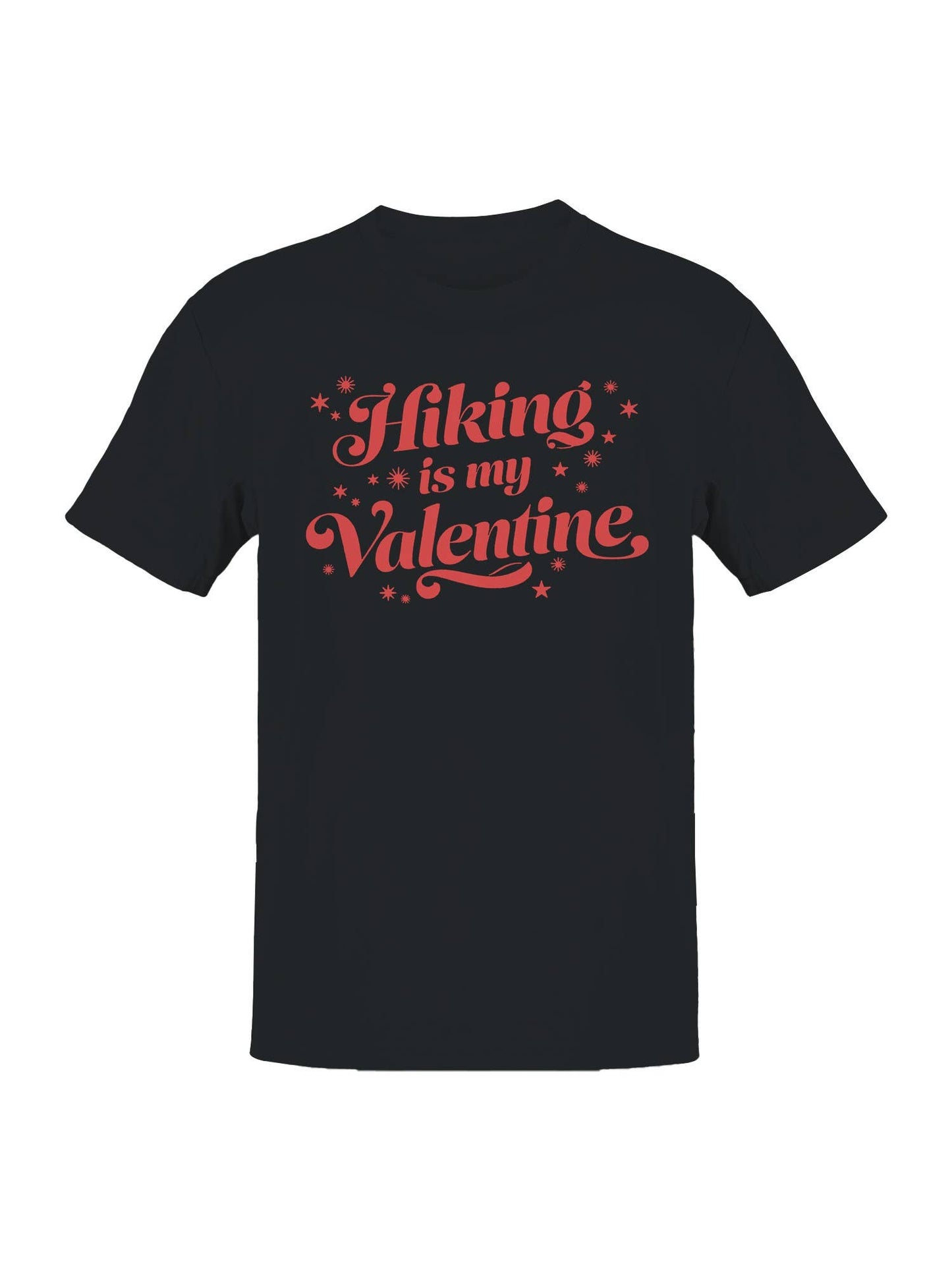 Hiking Is My Valentine Design Men's T-Shirt
