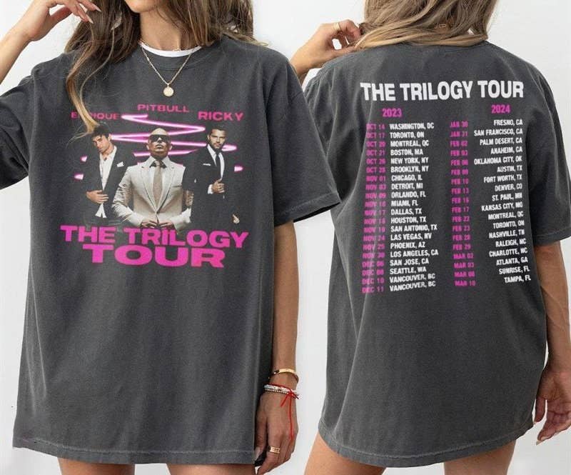 The Trilogy Tour Concert T-Shirt with Event Dates