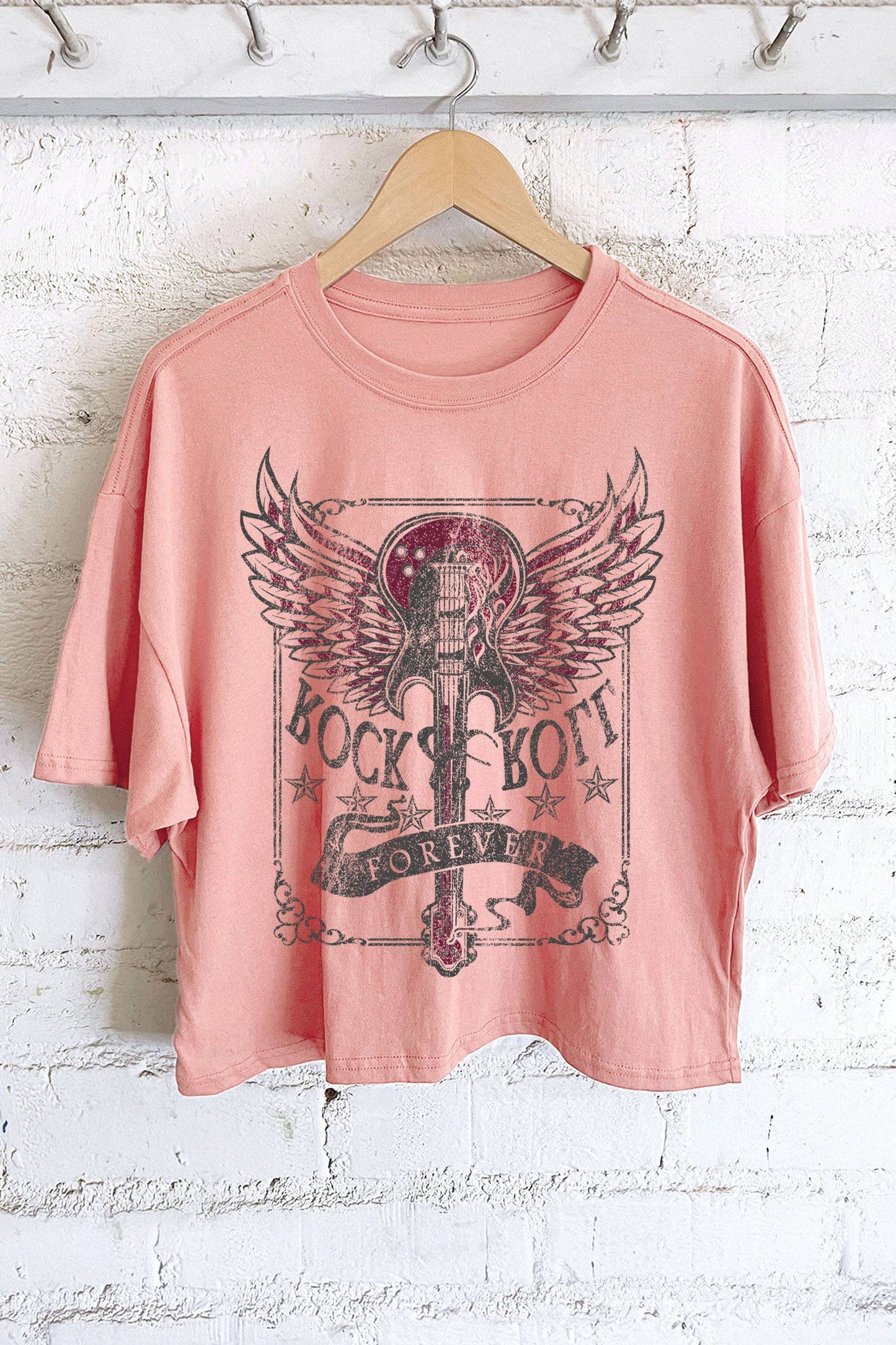 Rock and Roll Forever Women's Screen Printed T-Shirt