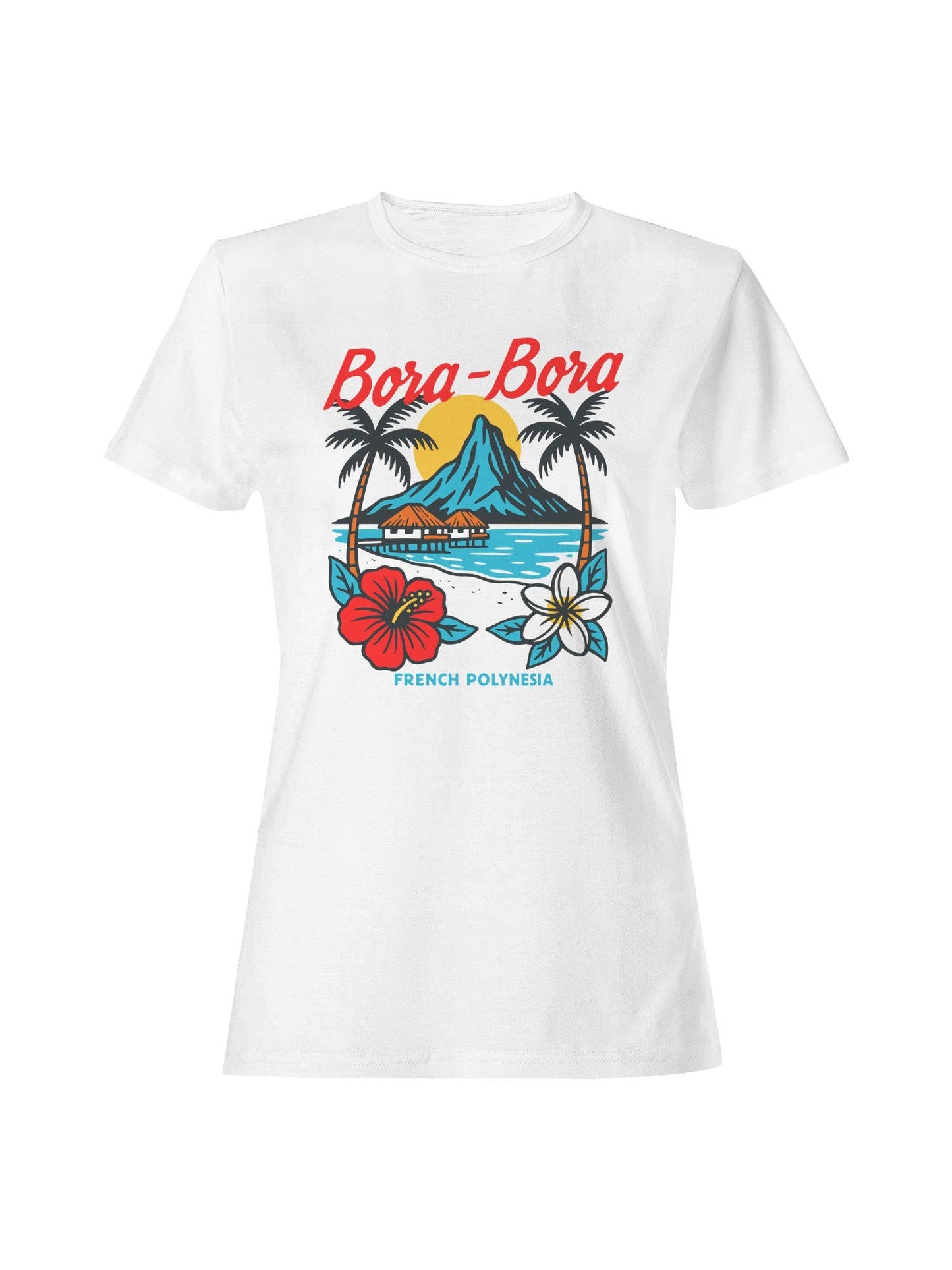 Bora-Bora Tropical Paradise Art Women's T-Shirt