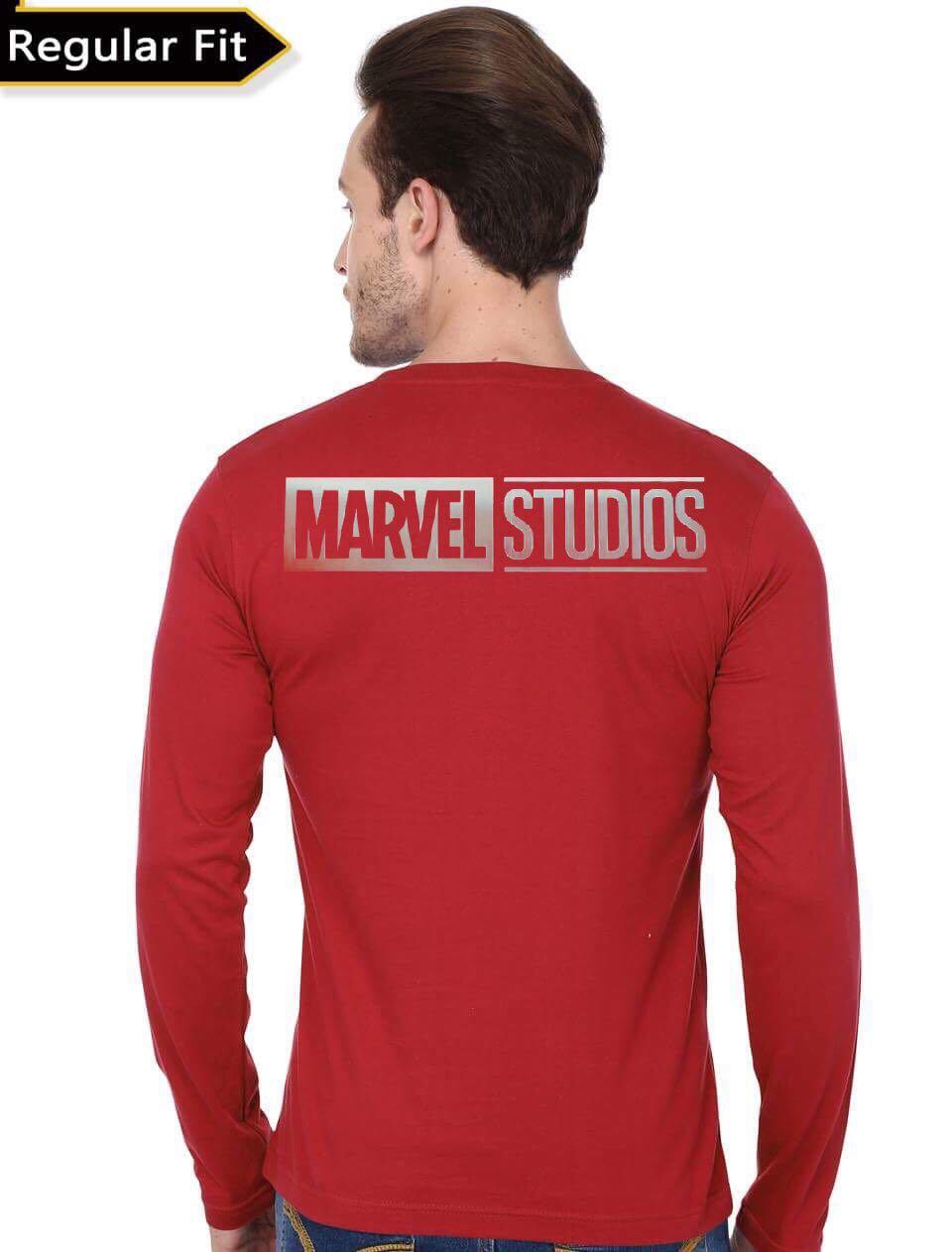 Avengers The Infinity War Red Full Sleeve T-Shirt