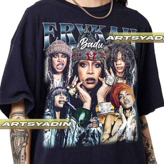 Erykah Badu Unisex Softstyle T-Shirt - Music Icon Tee