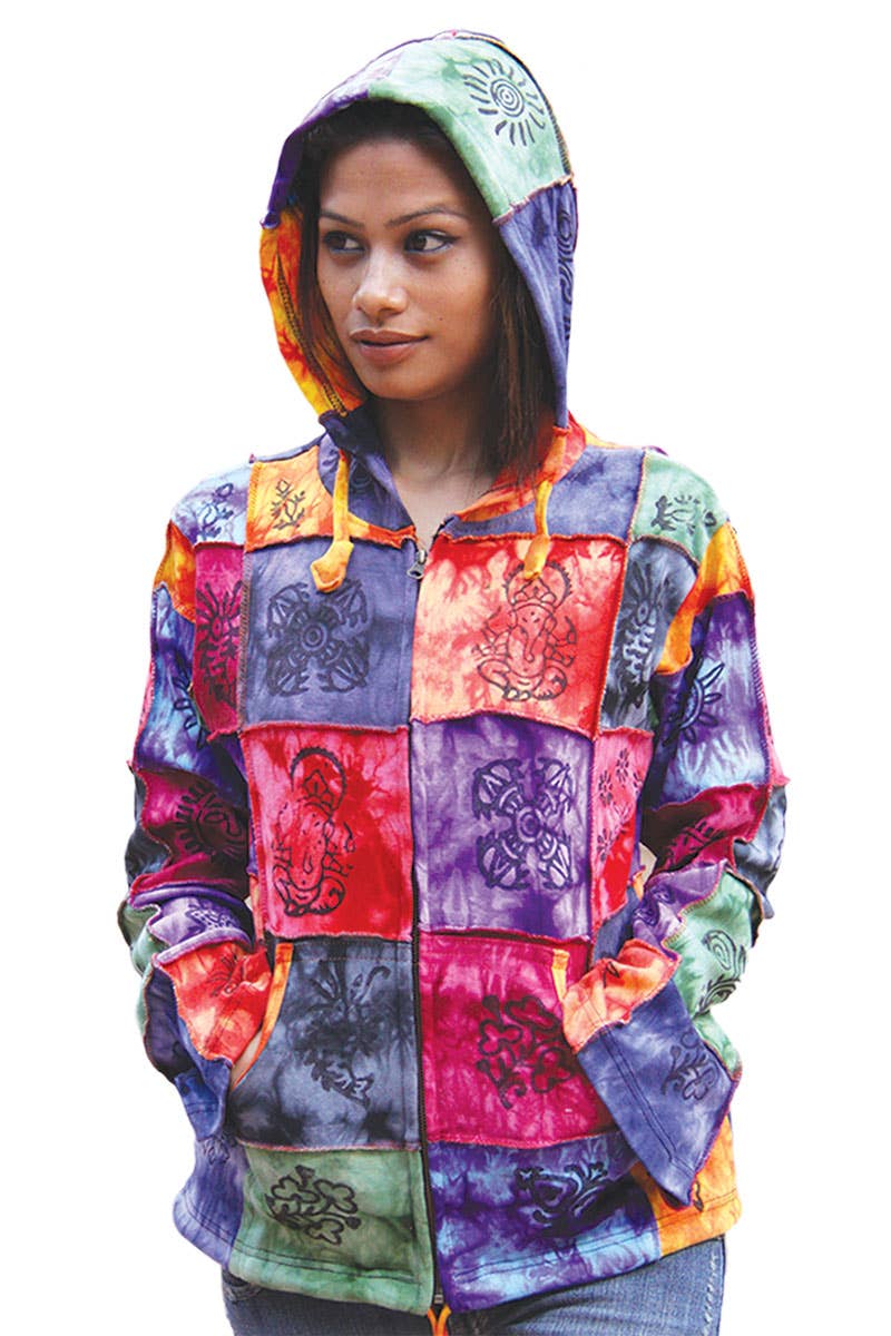 Plus Size - Patchwork Jacket (JK-07)