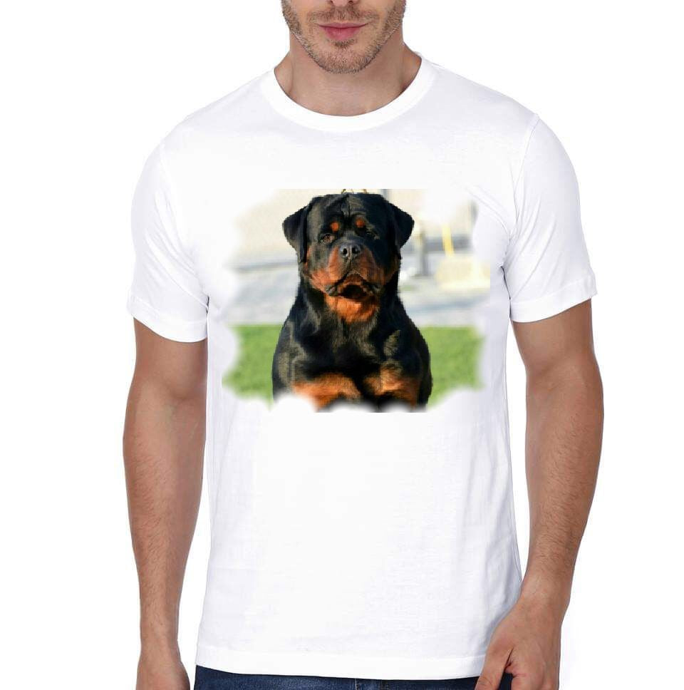 Rottweiler White T-Shirt