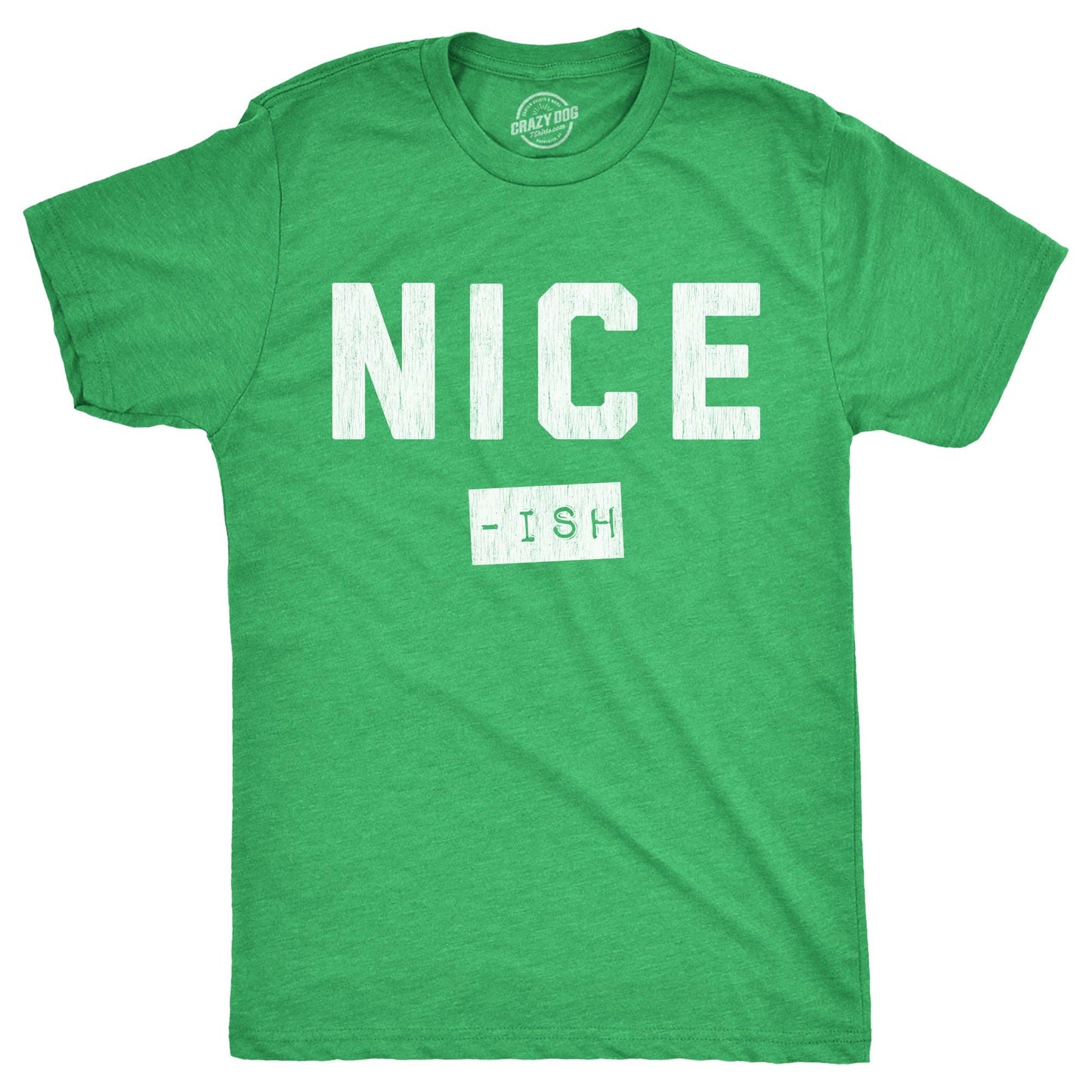 Nice Ish Men's Tshirt Christmas Graphic Tee Western T