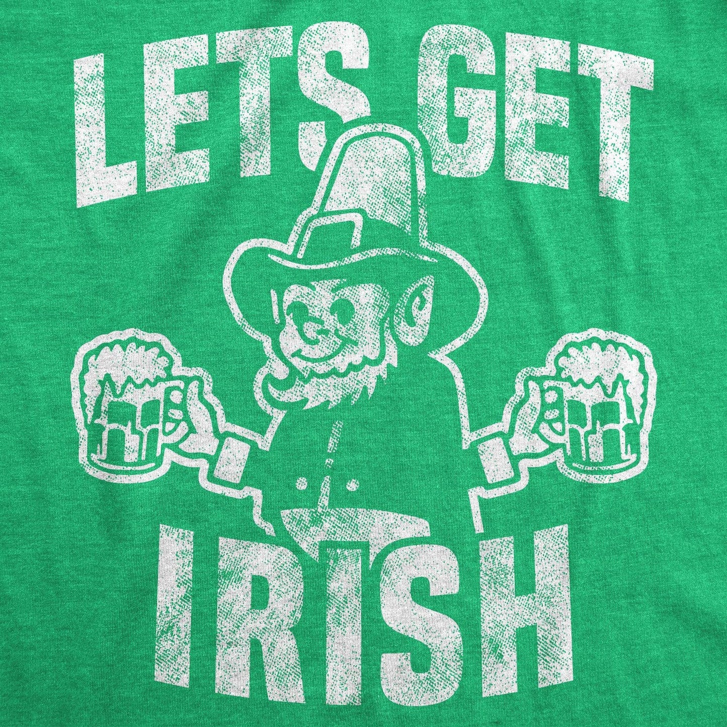 Let's Get Irish Men's Tshirt Saint Patrick's Day Graphic Tee