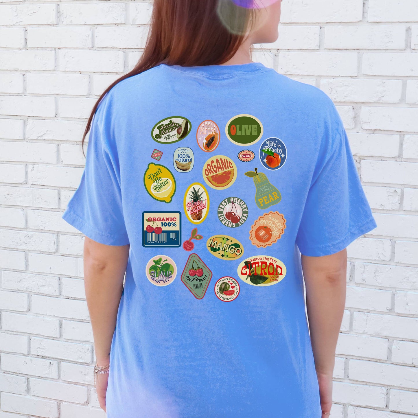 Fruit Stickers Tee | Label | Trendy