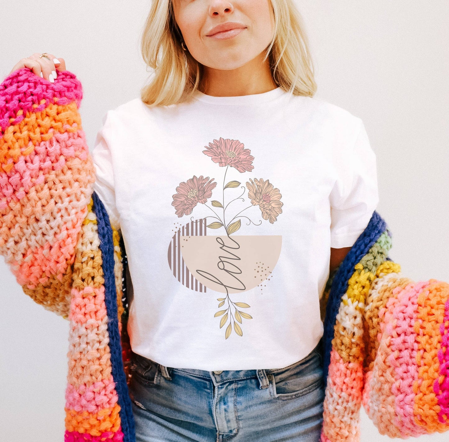 Love Abstract Art | Valentines Day Graphic Tee
