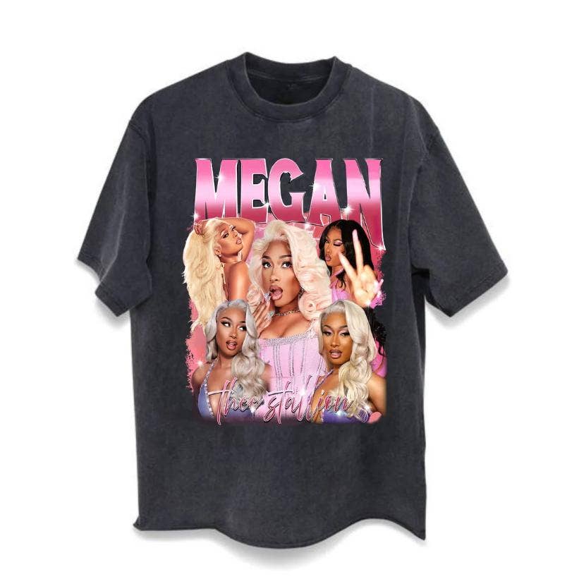 Megann Thee Stallion Vintage 90s Retro Bootleg Shirt