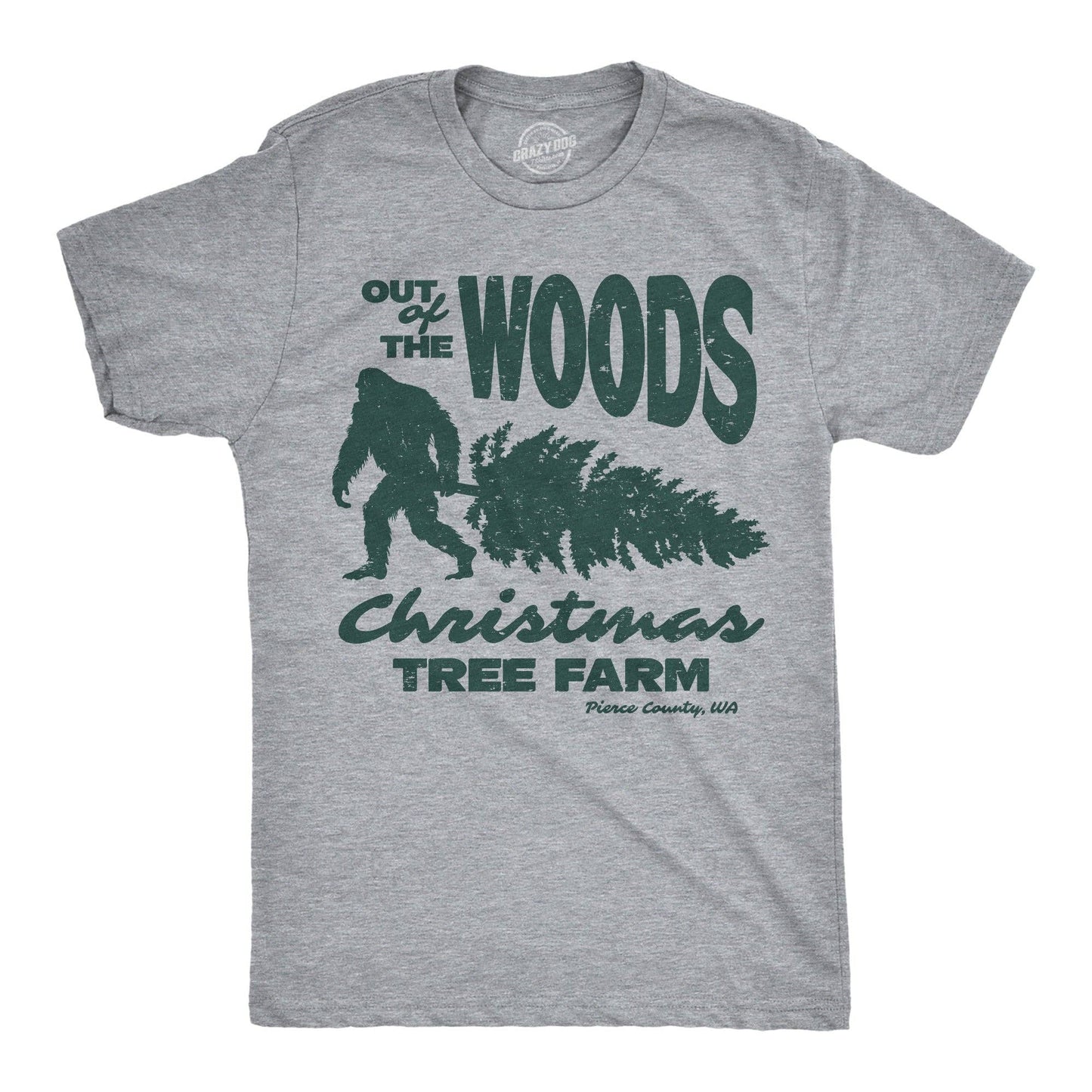 Out of the Woods Christmas Tree Farm Men's T Shirt