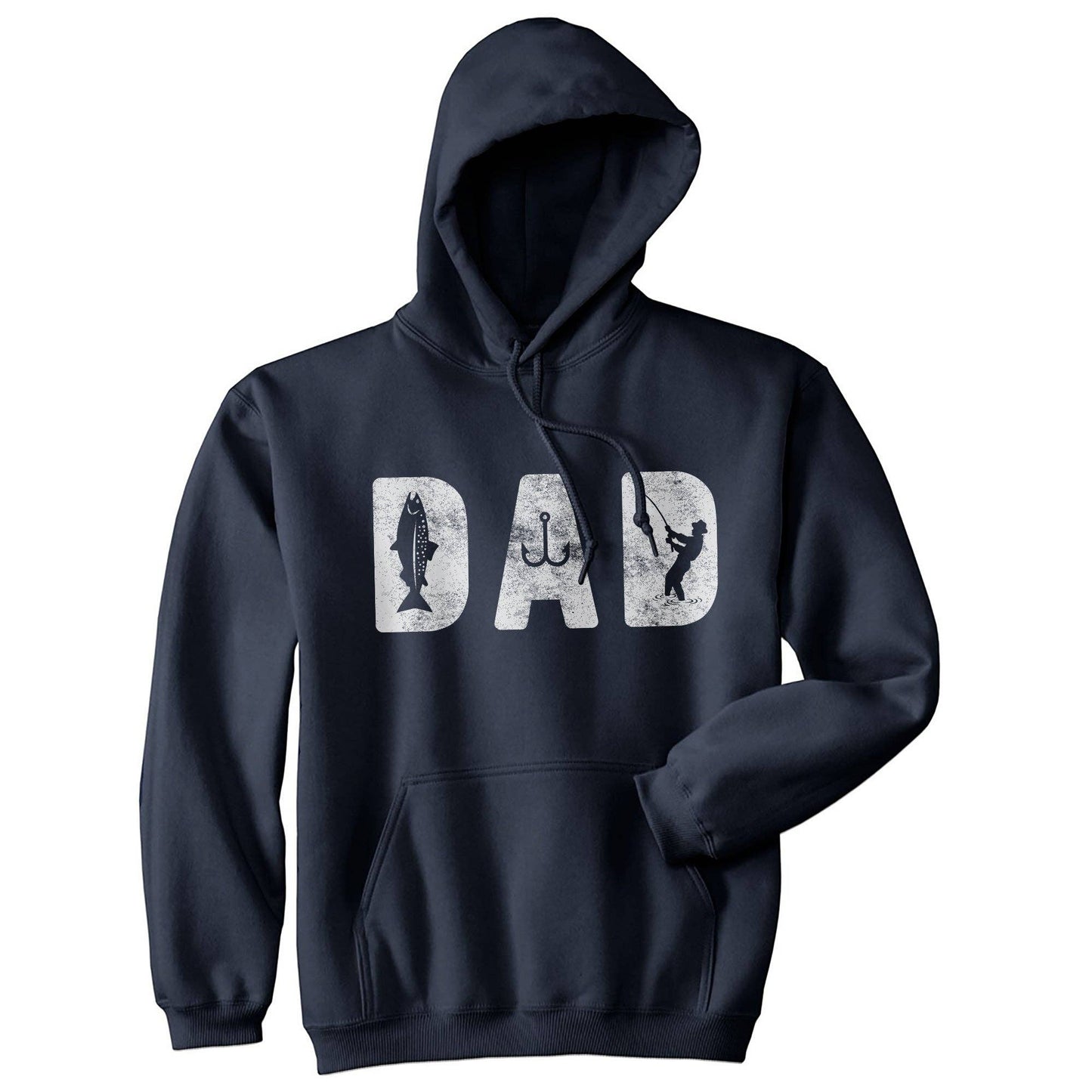 Dad Fishing Hoodie Fishing Graphic Hoodie Sweatshirt Thick