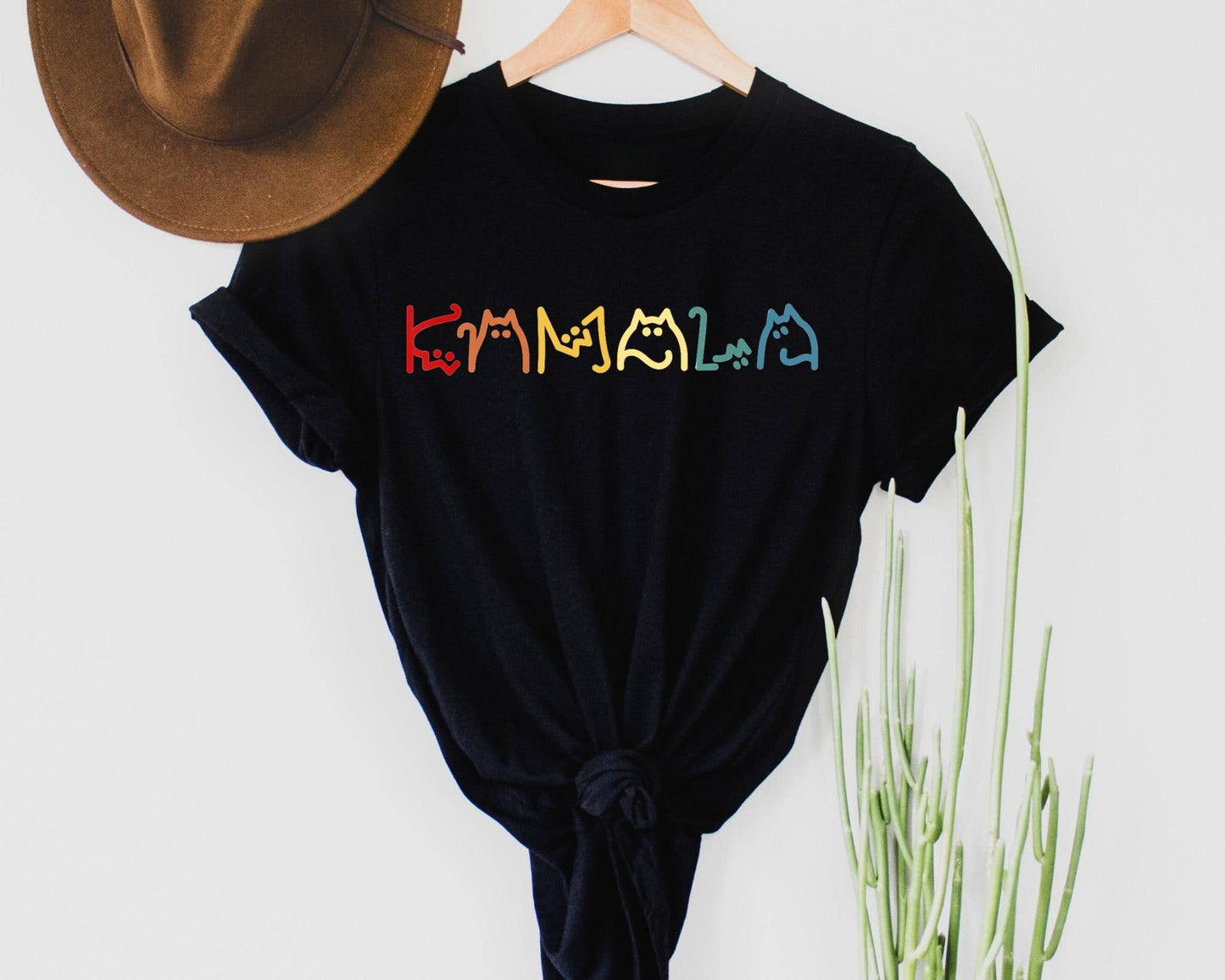 Cats For Kamala 2024 T-Shirt - Childless Cat Ladies Unite
