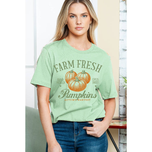 Farm Fresh Pumpkins Short Sleeve Tee