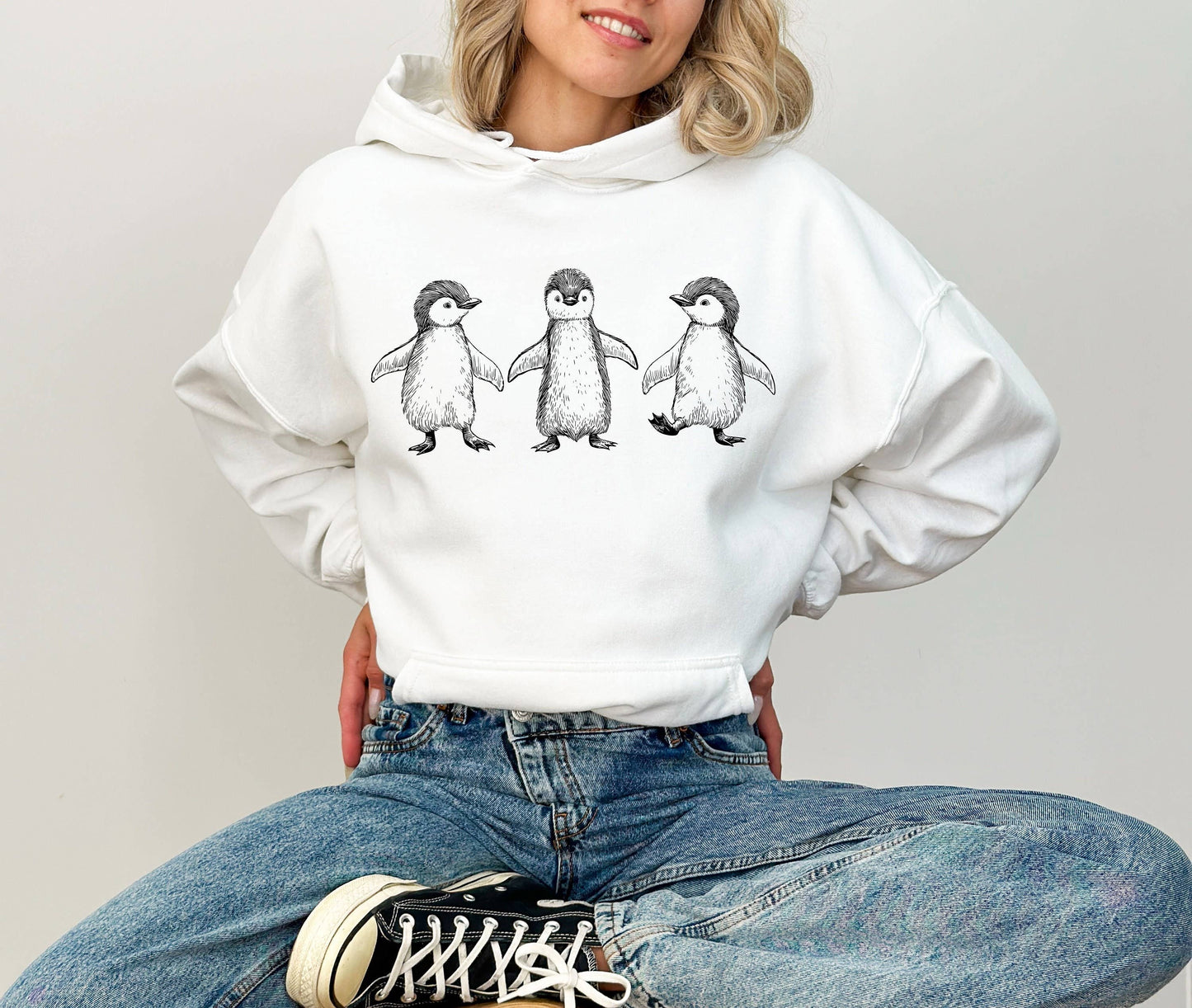 Dancing Penguin Sweatshirt - Cute Animal Design Perfect Gift