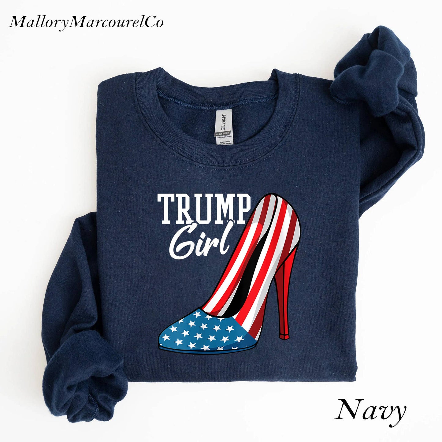 Trump Girl 2024 Sweatshirt Republican Patriotic Maga