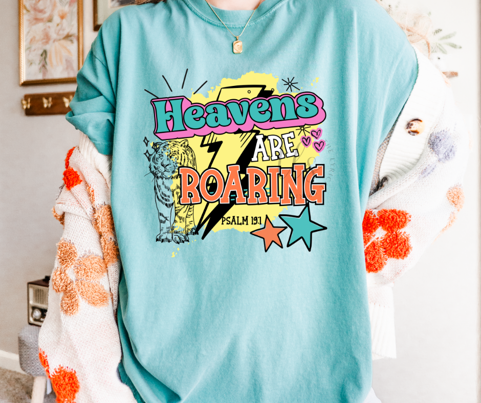 Heavens Are Roaring Neons T-Shirt
