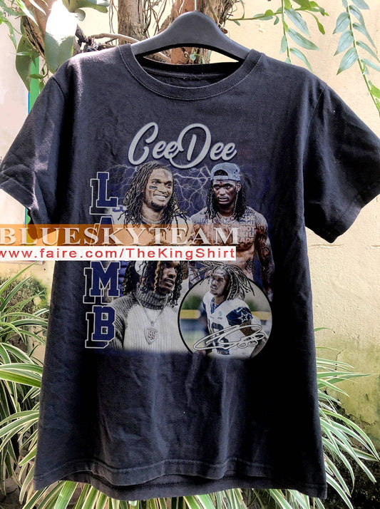 Vintage 90s Ceedee Lamb T-Shirt - Retro Football Sport Tee