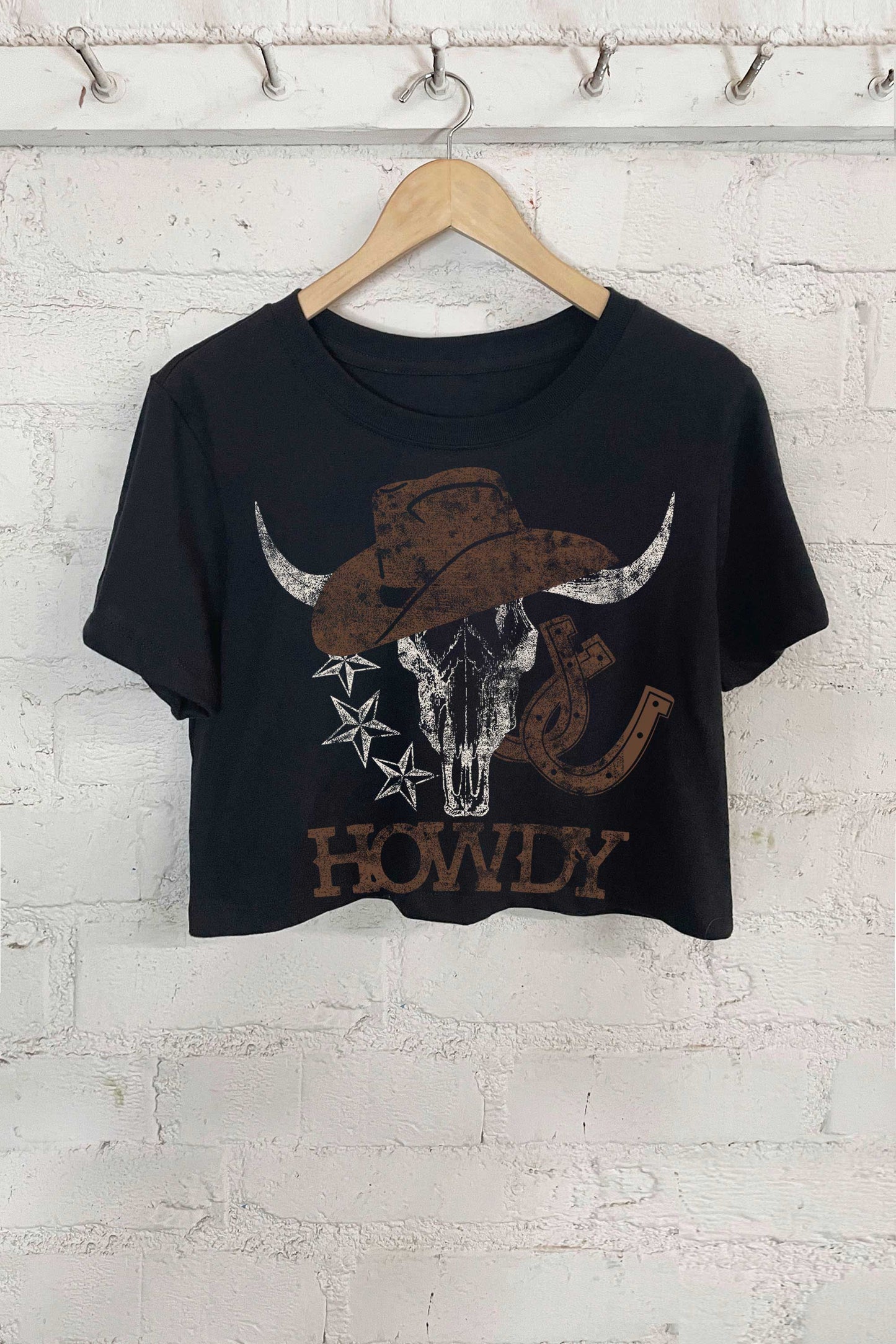 Howdy Screen Printed T-Shirt For Women
