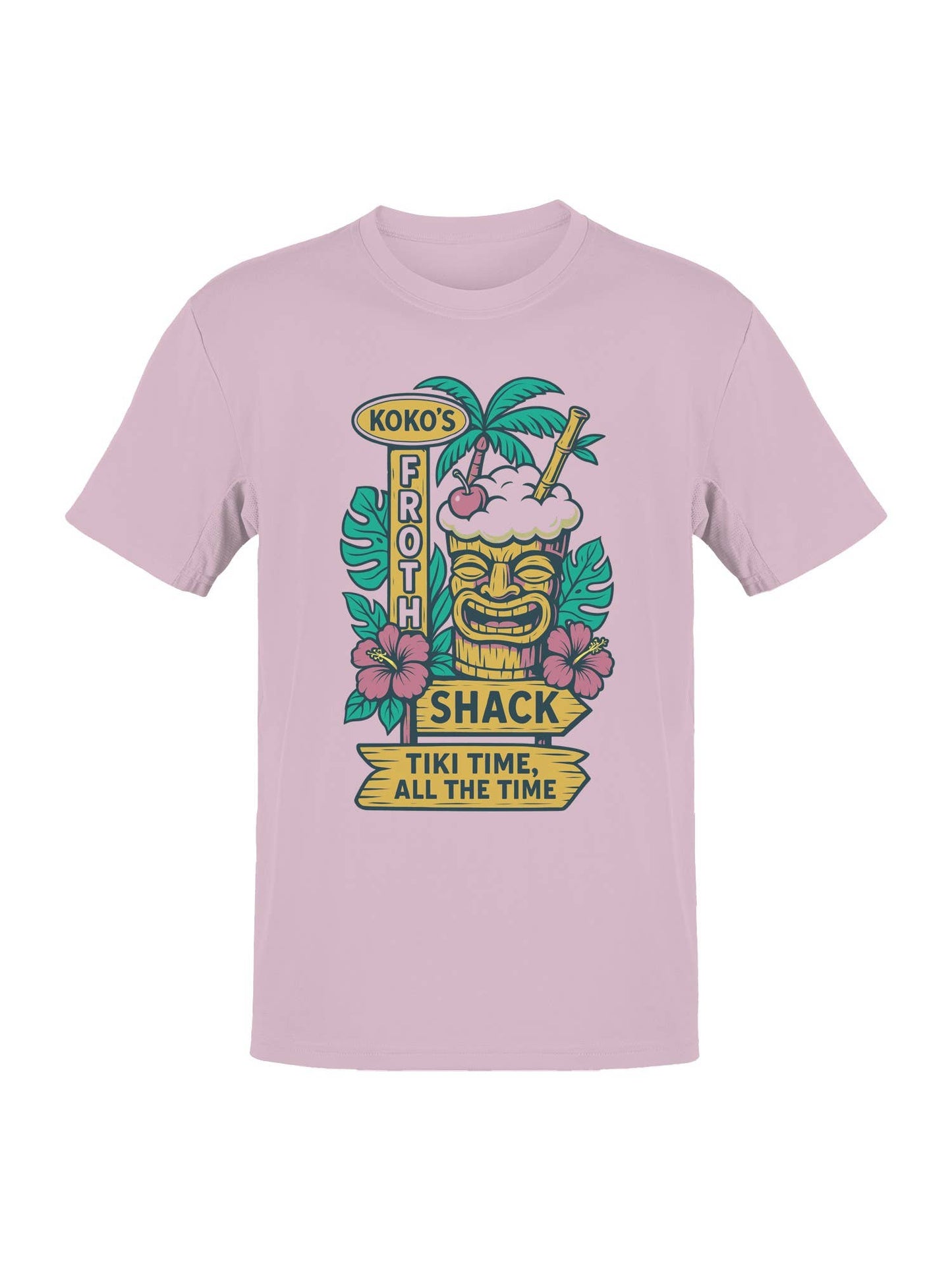 Koko's Froth Shack Tiki Design Men's T-Shirt