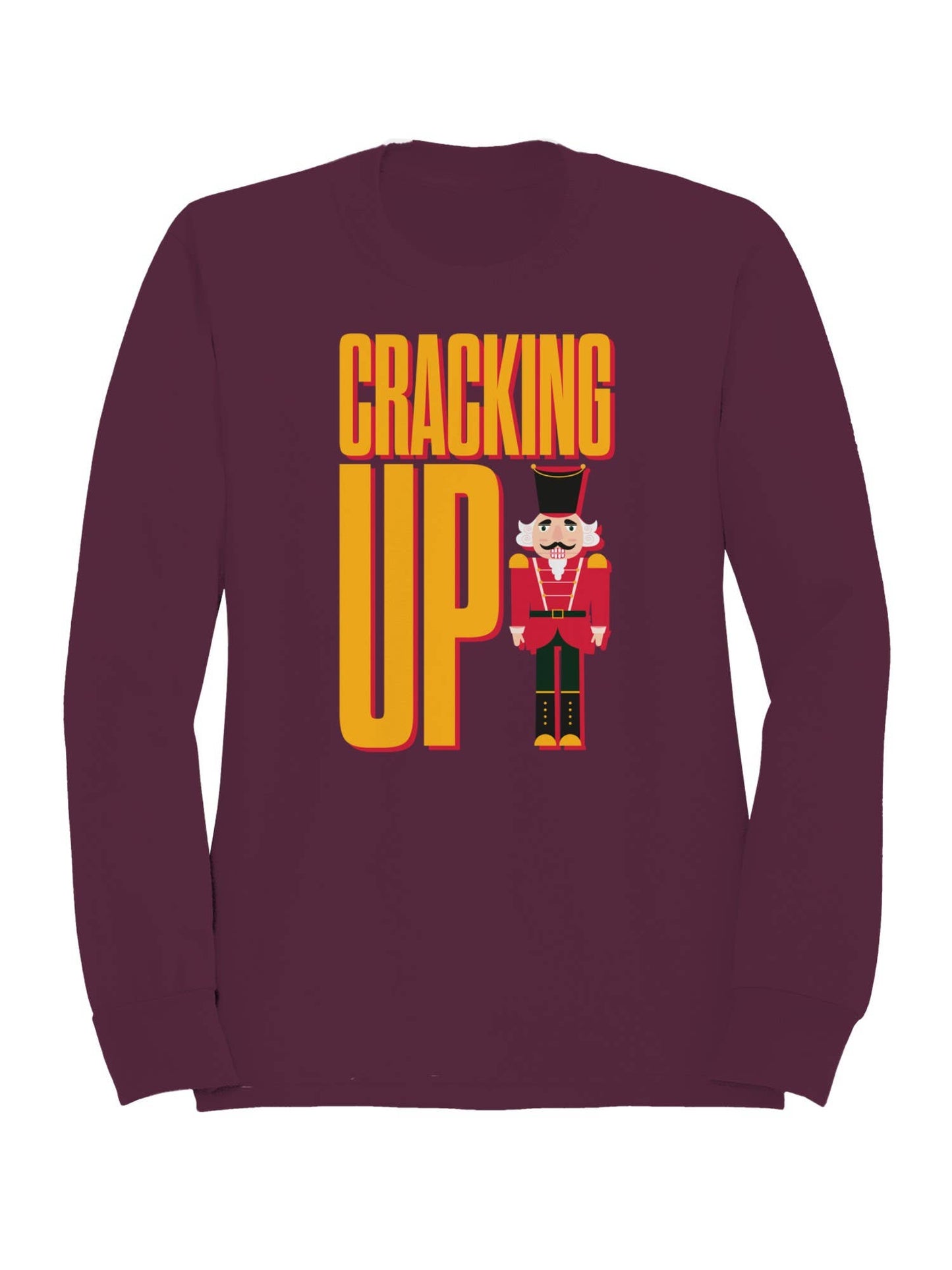 Cracking Up Nutcracker Art Men's Sweatshirt