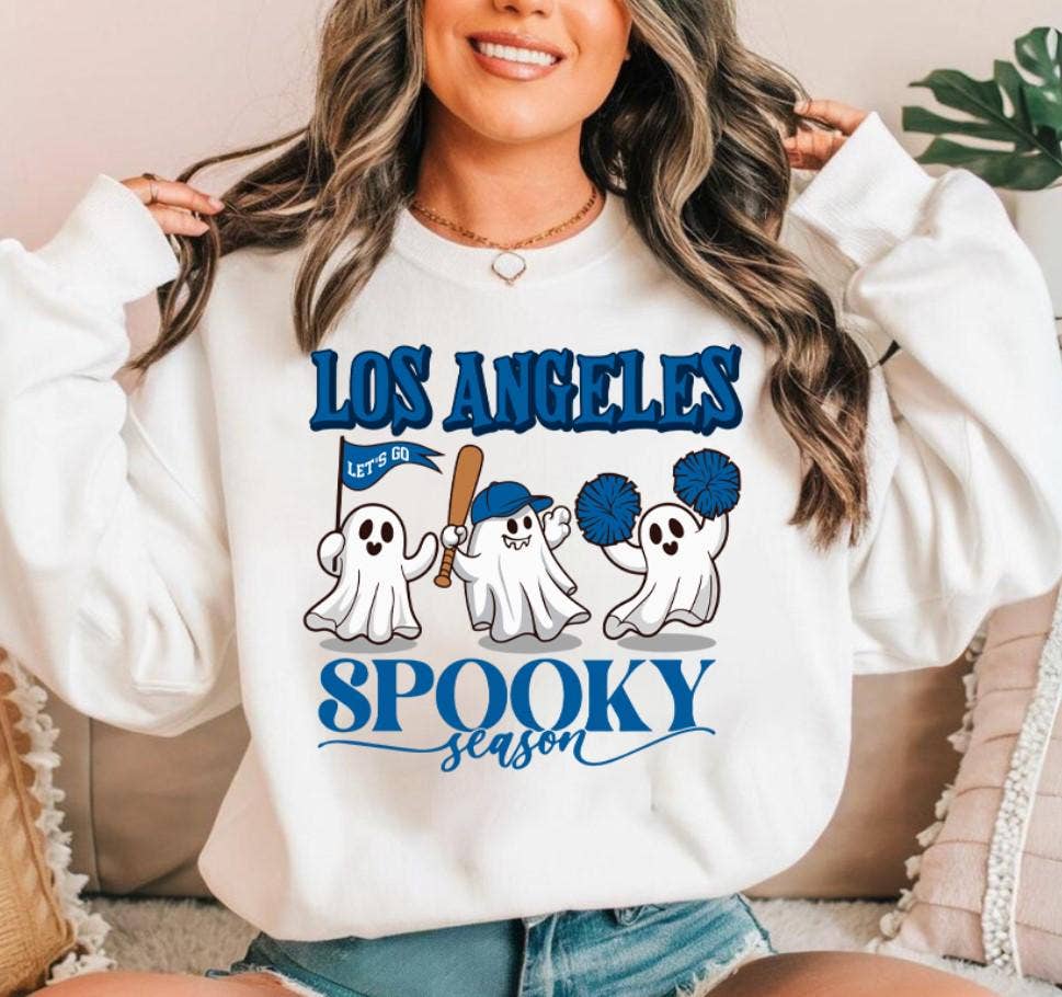 Los Angeles Baseball Retro Team Vintage Sweatshirt