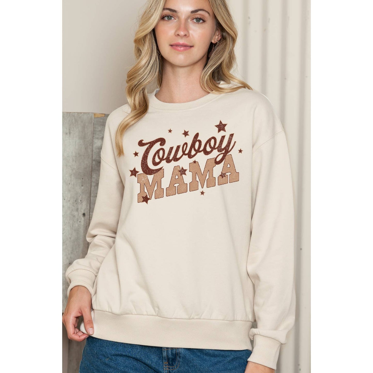 Cowboy Mama - Crewneck Sweatshirt