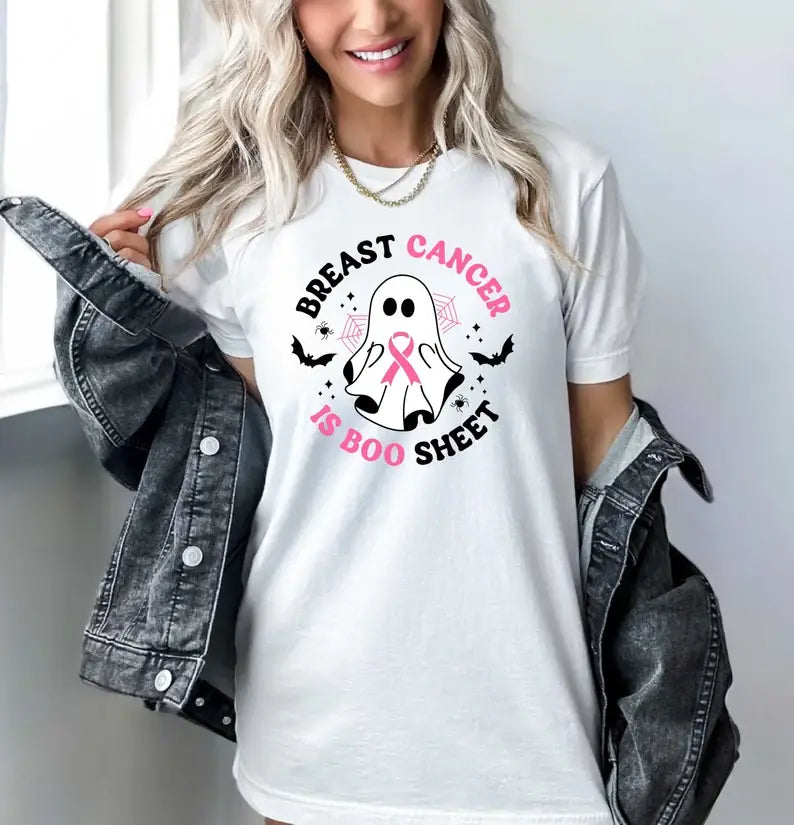 Breast Cancer Is Boo Sheet T-Shirt
