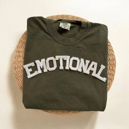 Emotional Comfort Colors Short Sleeve Shirt, Funny Shirts