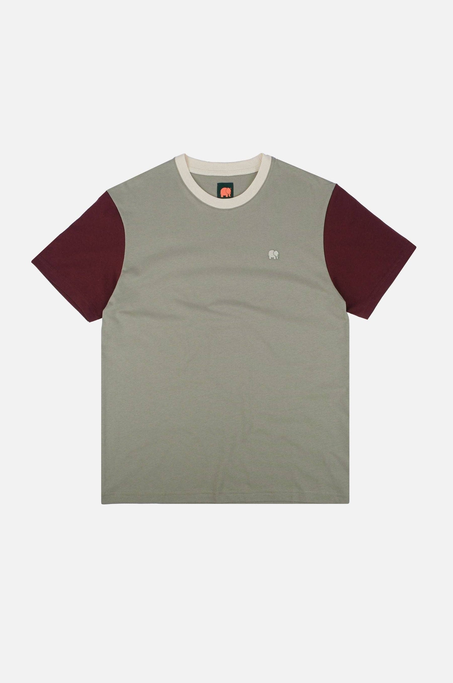 Color Block T-Shirt Iron Veil