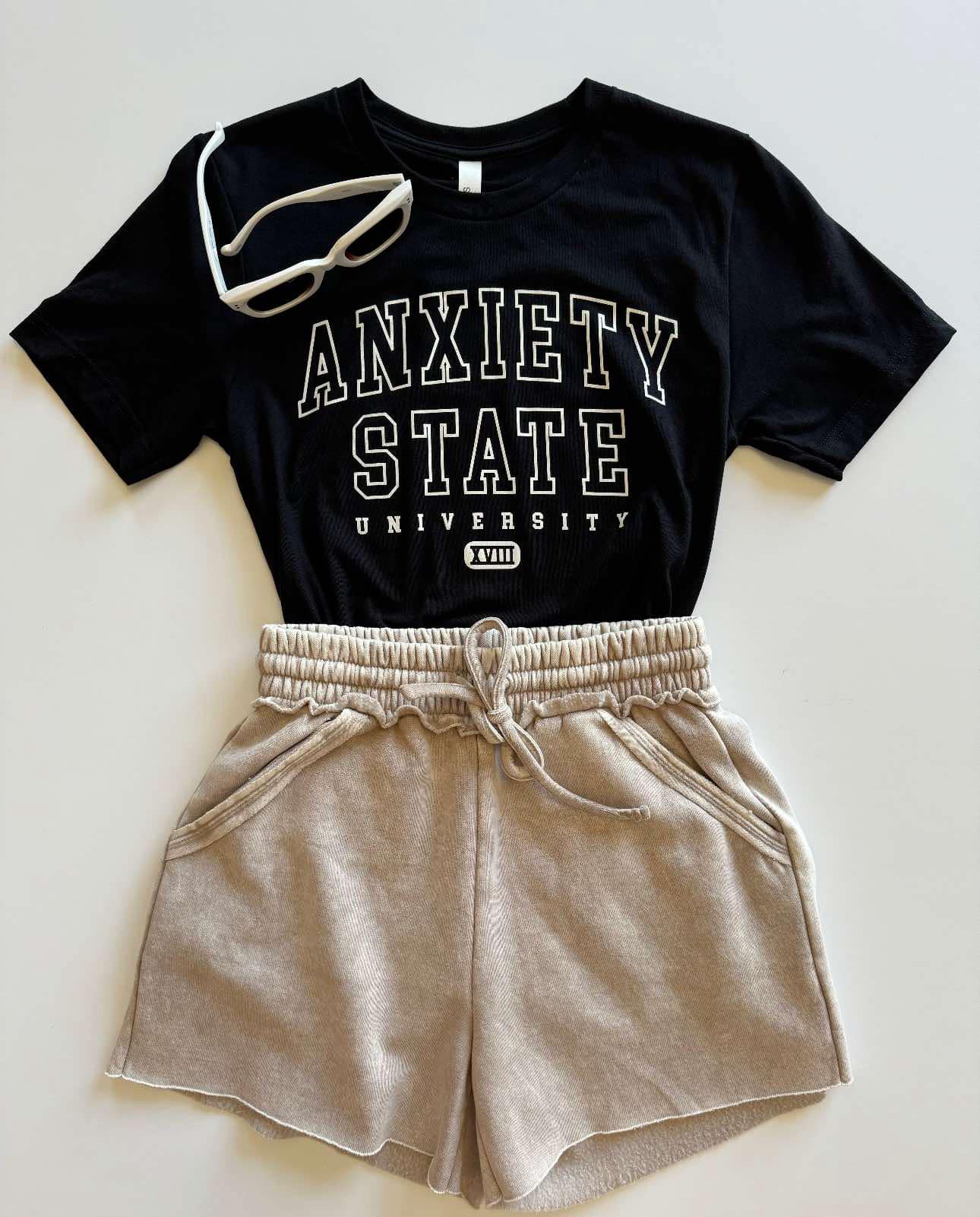 Anxiety State University Funny Shirt, Funny Graphic Shirt