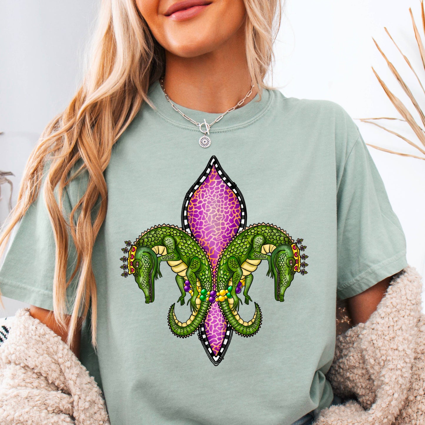 Mardi Gras Social Club Graphic Tee | Comfort Colors