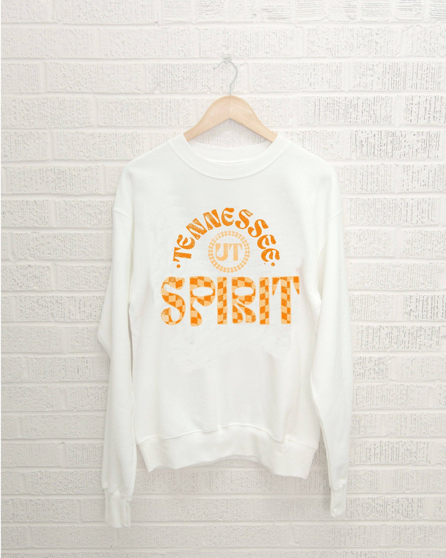 Tennessee Volunteers Spirit White Thrifted Sweatshirt