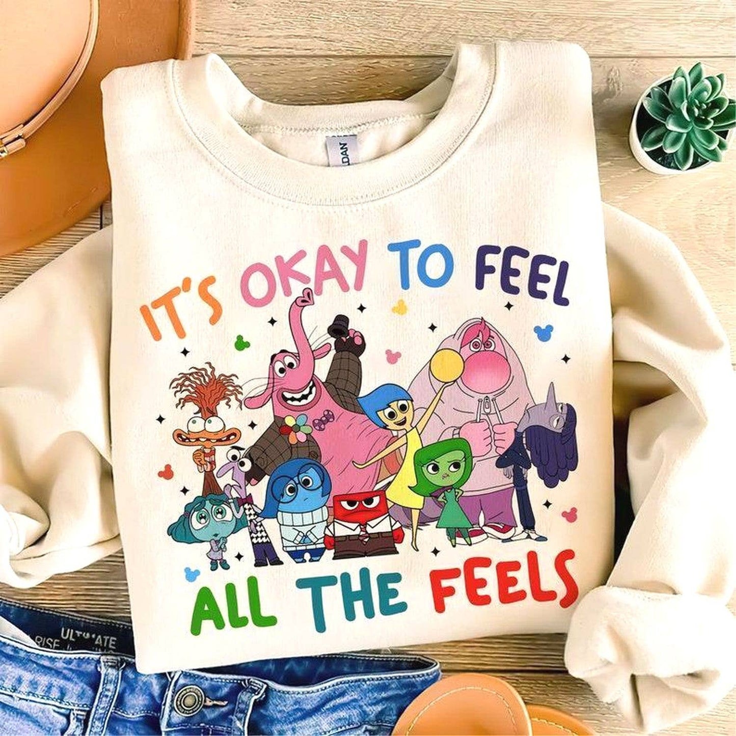 Today I Feel All the Feels Inside Out Character Shirt
