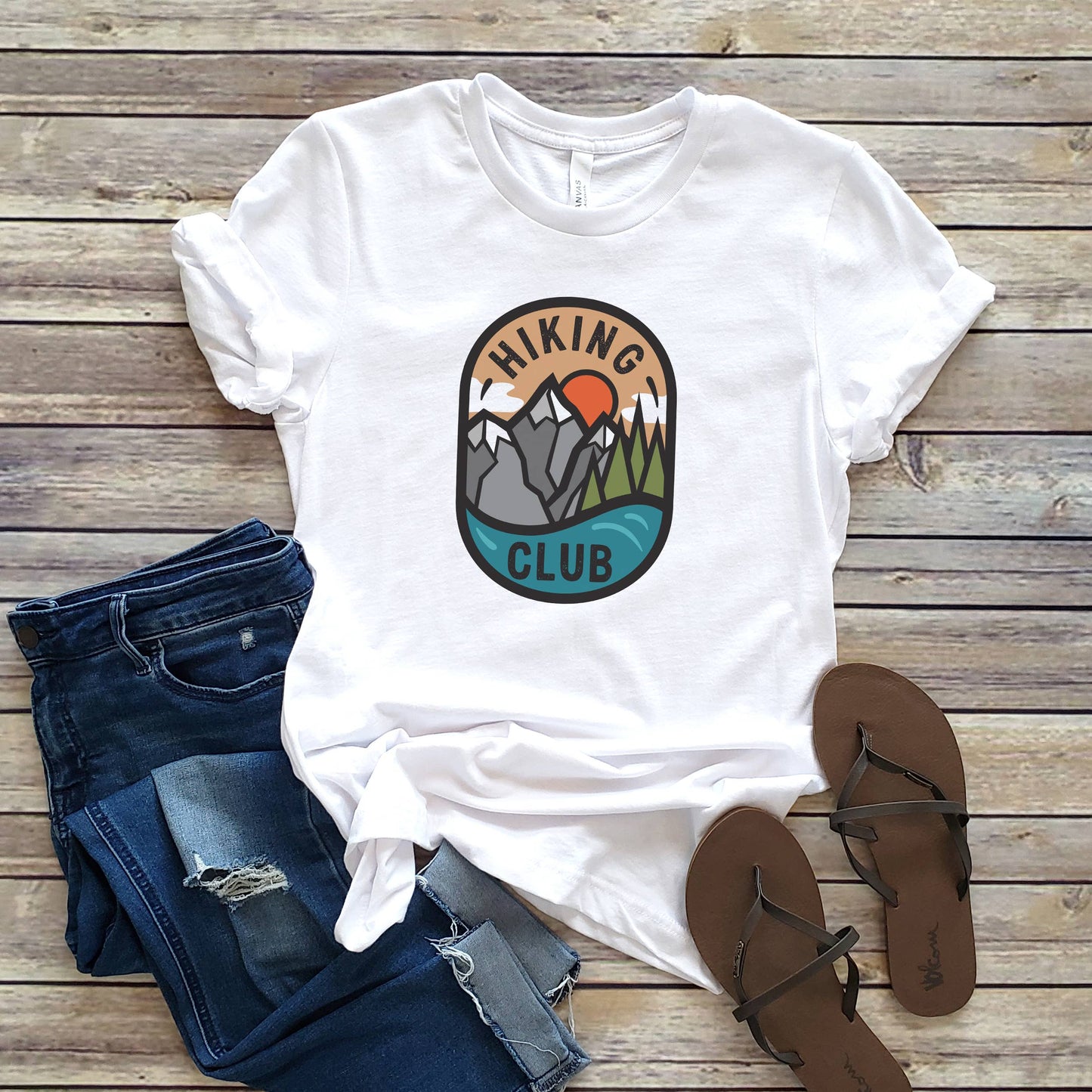 Hiking Club Tee | Outdoor | Sizes XS-2XL