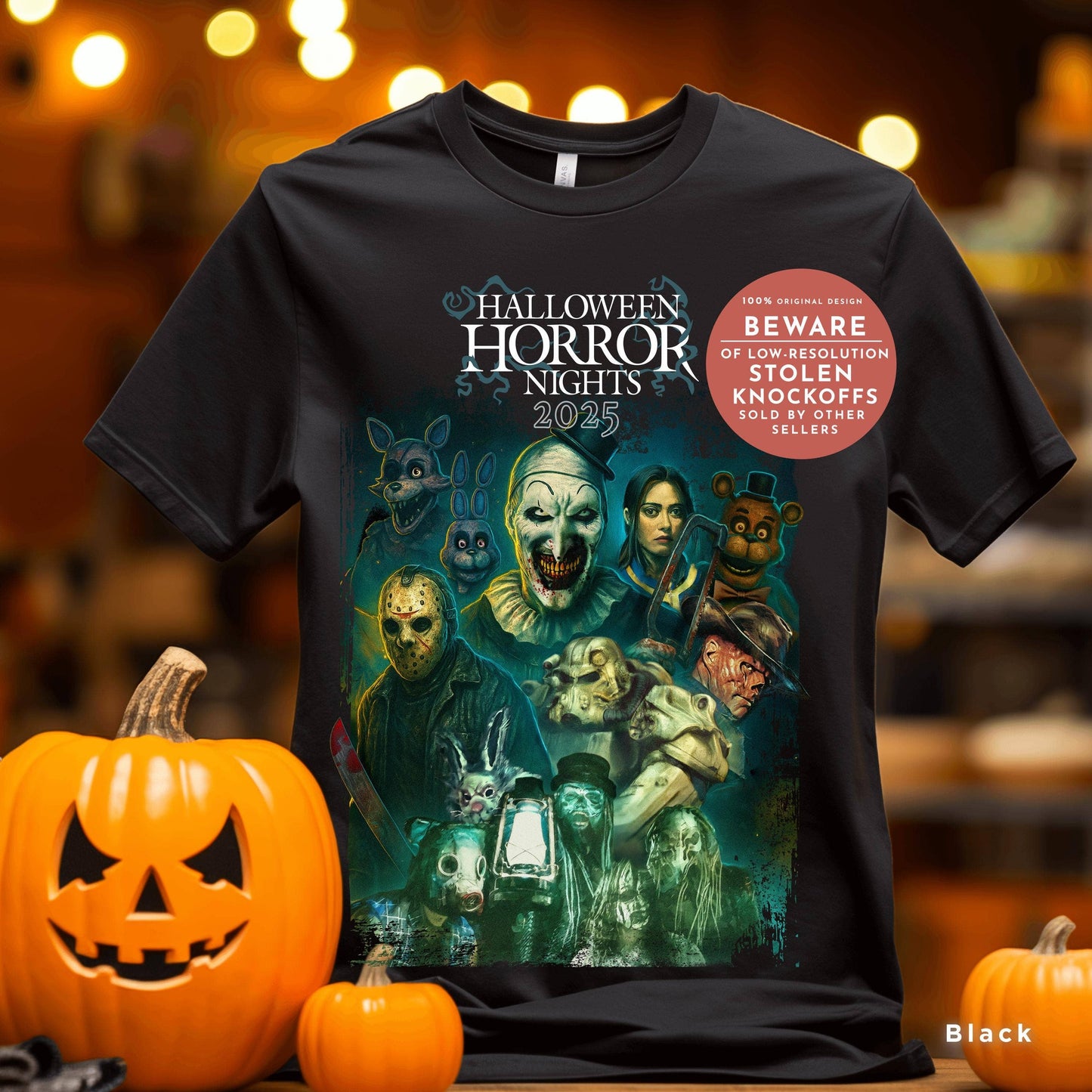 Terrifier Tee Universal Horror Nights 2025 Apparel