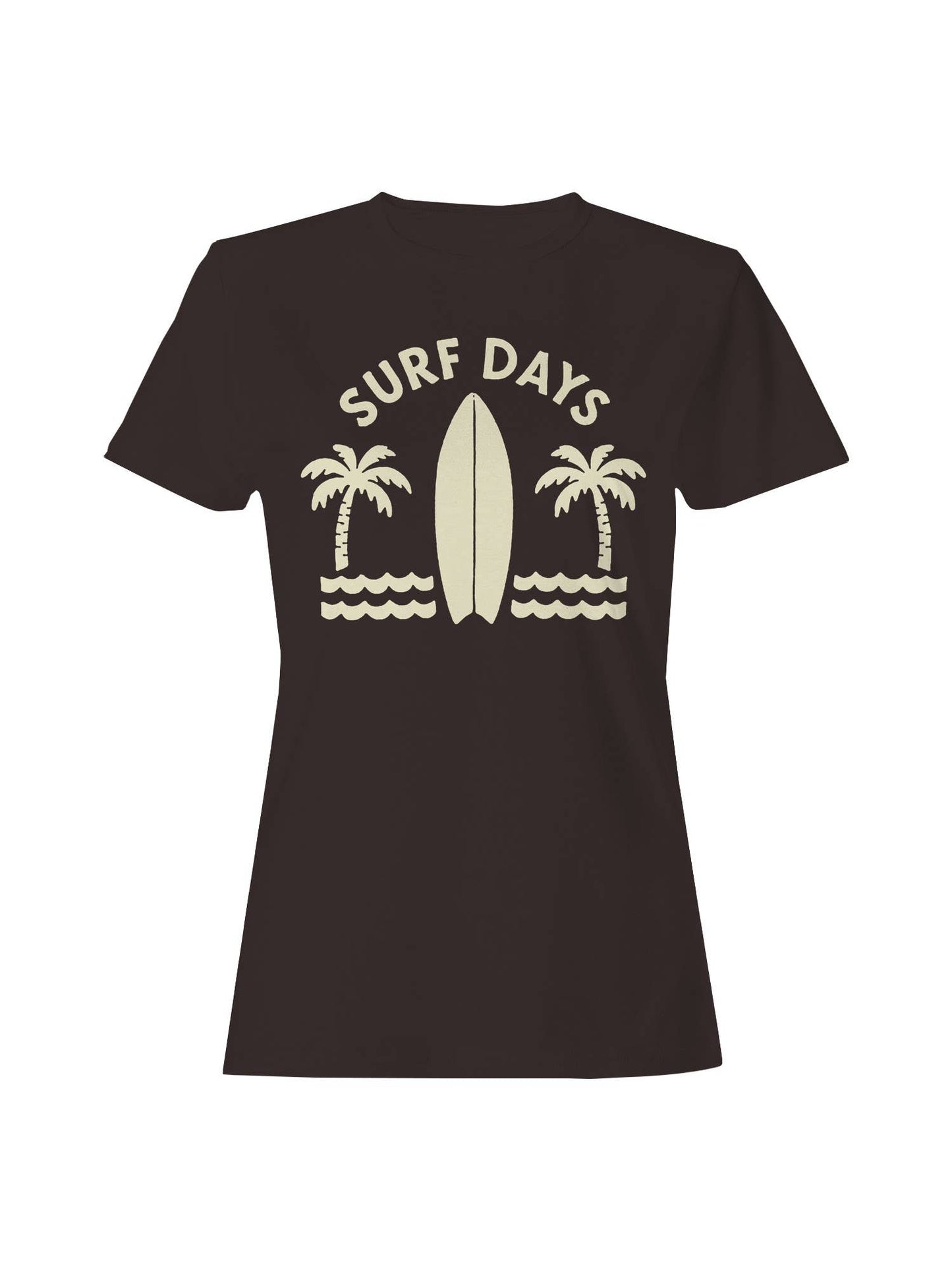 Surf Days Retro Beach Vibes Women's T-Shirt