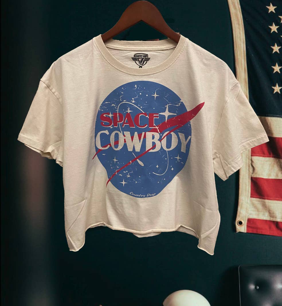 Space Cowboy Relaxed Crop T-Shirt
