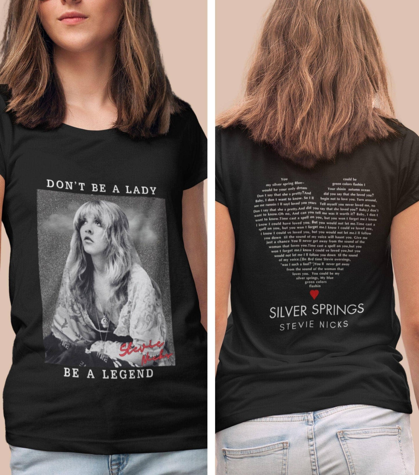 Stevie Nicks Legend Unisex Vintage Tee
