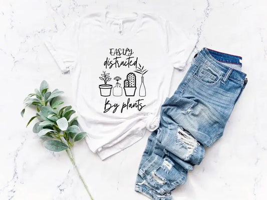 Easily Distracted By Plants T-Shirt